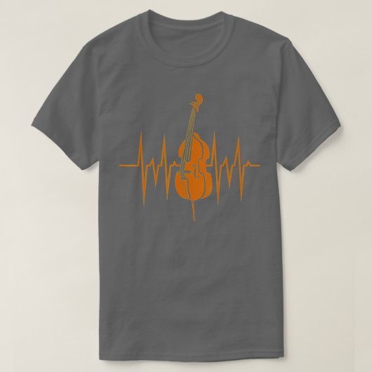 T-shirt Heartbeat Cello  (Design devant)