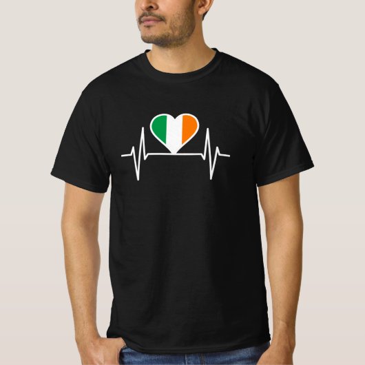 T-shirt Heartbeat d'Irlande (Devant)