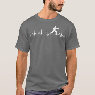 T-shirt Heartbeat EKG Judo Lovers Cadeau