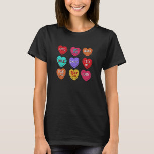 T-shirt Hearts Love Heart Candy Saint-Valentin