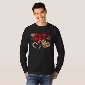 T-shirt Hearts Marriage Couples Happy Valentines Love Rela (Devant entier)