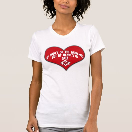 T-shirt heartsinmaui1 (Devant)