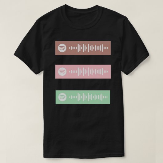 T-shirt heartstopper soundtrack spotify code Sticker.png (Design devant)