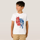 T-shirt Heat Miser Hot Head & Snow Miser M. Cool (Devant entier)