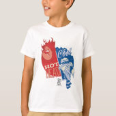 T-shirt Heat Miser Hot Head & Snow Miser M. Cool (Devant)