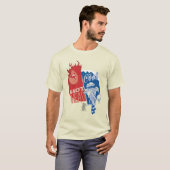T-shirt Heat Miser Hot Head & Snow Miser M. Cool (Devant entier)
