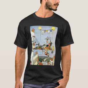 T-shirt Heath Robinson. Illustration, Confort à domicile W