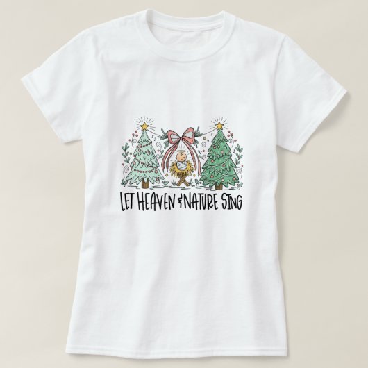 T-shirt Heaven and Nature Sing (Design devant)