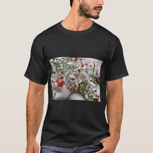 T-shirt Heavenly Bamboo Nature Art Tee (Devant)