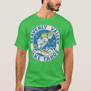 T-shirt HeavenValley Lake Tahoe Vintage Tourisme Souveni