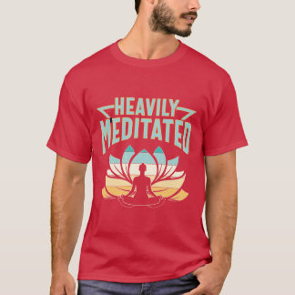 T-shirt Heavily Meditated Yoga Scoop friends