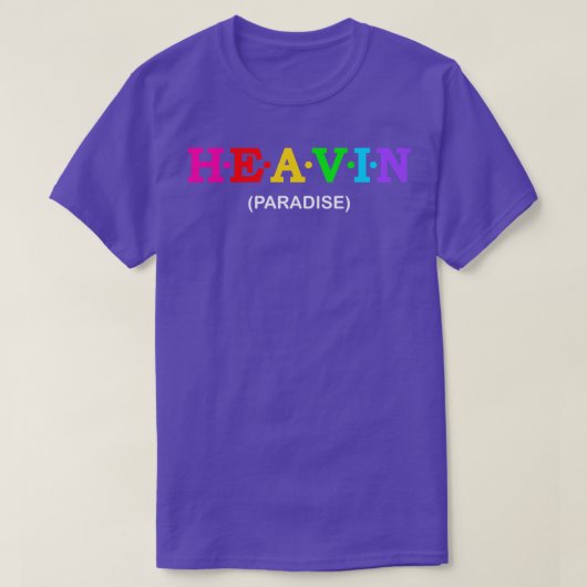 T-shirt Heavin Paradise (Design devant)