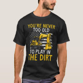 T-shirt Heavy Equipment Operator Backhoe Operator Men 7 (Devant)