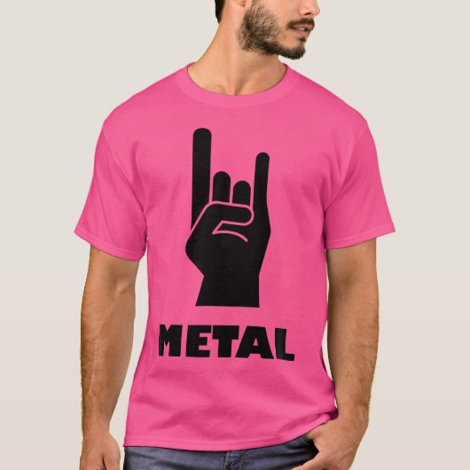 T-shirt Heavy metal (Devant)