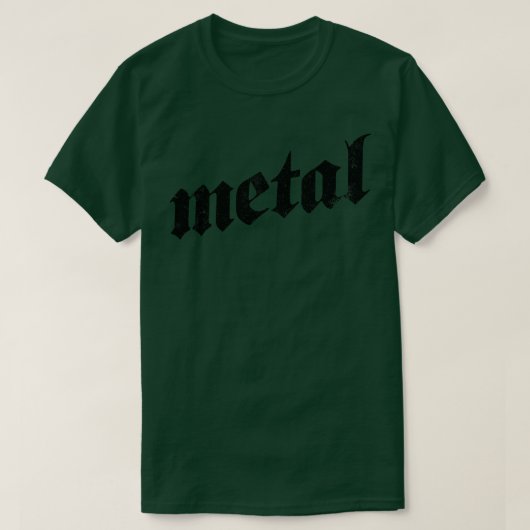 T-shirt Heavy metal (Design devant)