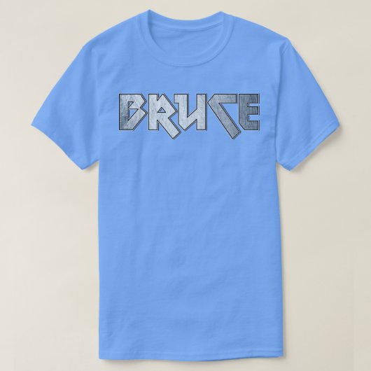 T-shirt Heavy metal Bruce (Design devant)