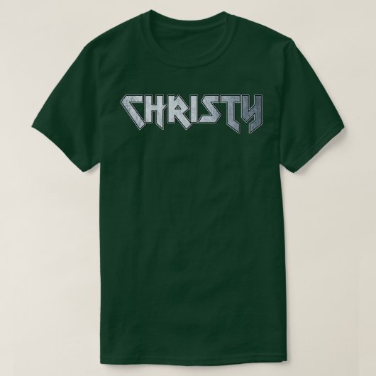 T-shirt Heavy metal Christy (Design devant)