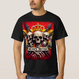 T-shirt Heavy metal español