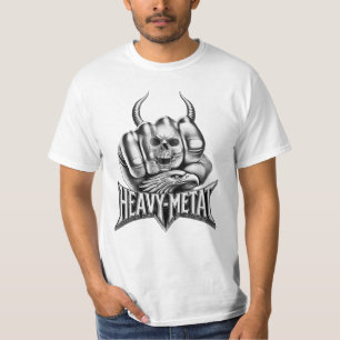 T-shirt Heavy metal Faust avec Adler Totenkopf