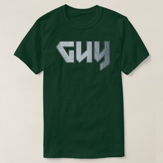 T-shirt Heavy metal Guy (Design devant)