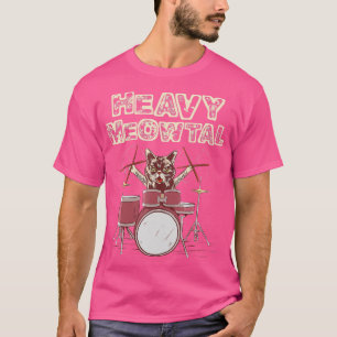 T-shirt Heavy metal Headbanger Venin Dragon Cat Playing
