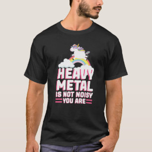 T-shirt heavy metal n'est pas bruyant vous êtes festival d