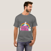 T-shirt Heavy Metal Unicorn friend (Devant entier)
