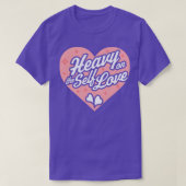 T-shirt Heavy on Self Love Valentines Day Heart Self C (Design devant)