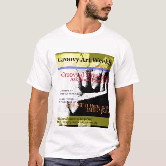 T-shirt Hebdomadaire super d'art Vol. 1 No 1 (Devant)