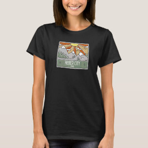 T-shirt Heber City Utah Mountains UT Vacances Souvenir Pré