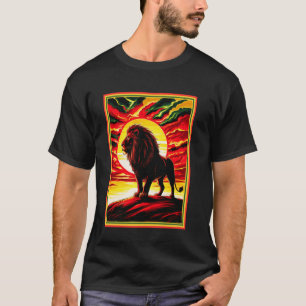 T-shirt Hébreu Israélite YHWH Lion de Juda Yahweh Rastafa