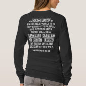 T-shirt Hébreux 12:11 - Citation de discipline pour ascens (Dos)