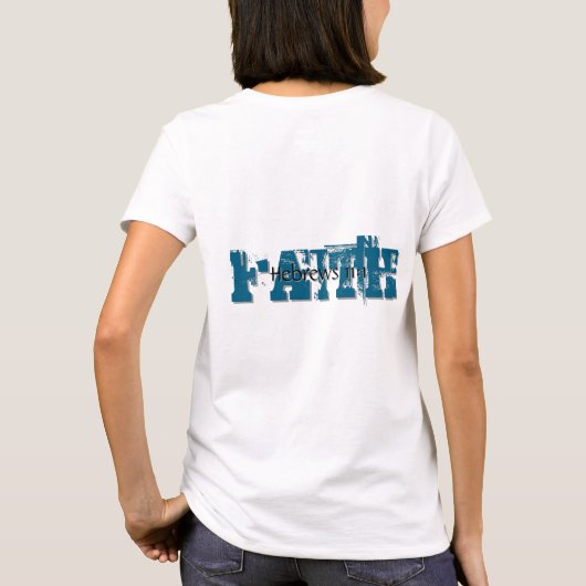 T-shirt Hébreux Passage 11:1 (Dos)