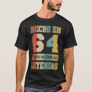 T-shirt Hecho En 1964 Espagnol Cumpleaños 59e anniversaire
