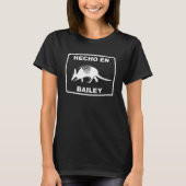 T-shirt Hecho en Bailey Texas Armadillo Southern State Tex (Devant)