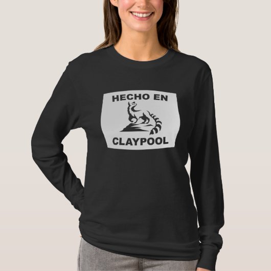 T-shirt Hecho en Claypool Arizona Ringtail State Animal (Devant)