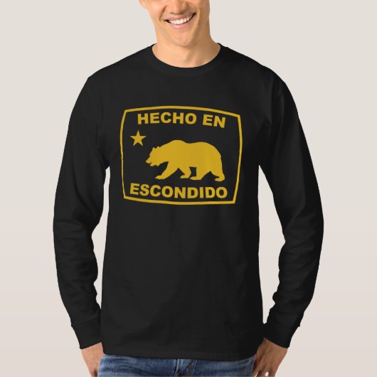 T-shirt Hecho en Escondido California Republic Pacific Coa (Devant)