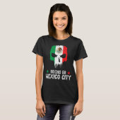 T-shirt Hecho en Mexico City Mexico - Drapeau mexicain - M (Devant entier)