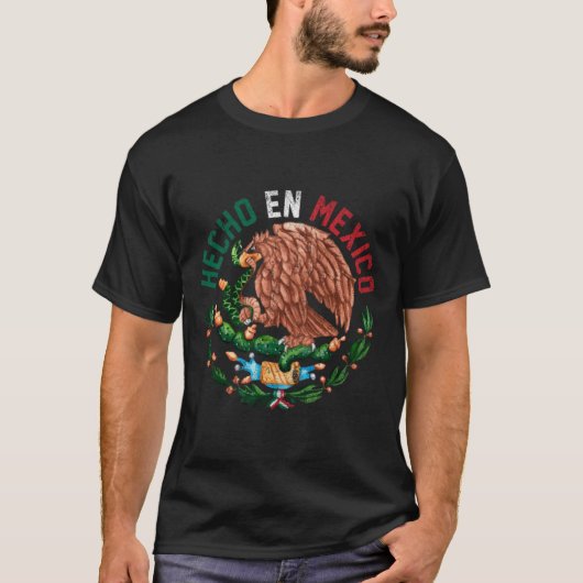 T-shirt Hecho En Mexique Aigle Mexicaine1 (Devant)