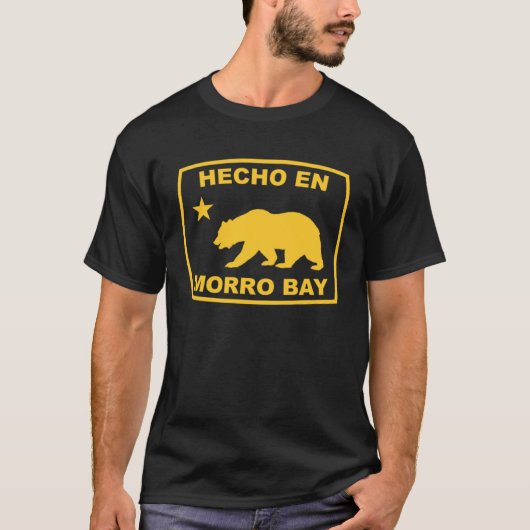 T-shirt Hecho en Morro Bay California Republic Pacific Coa (Devant)