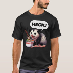 T-shirt Heck Opossum Manger Ramen