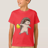 T-shirt Hedgehog Bowling Bowling ball (Devant)