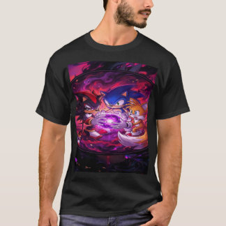 T-shirt Hedgehog Trio: Chaos Energy Awakening