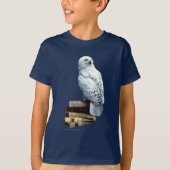 T-shirt Hedwig dans les livres (Devant)