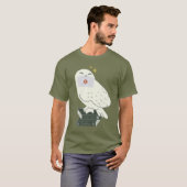 T-shirt Hedwig With Letter Whimsical Drawing (Devant entier)