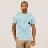 T-shirt Heeler bleu (Devant entier)