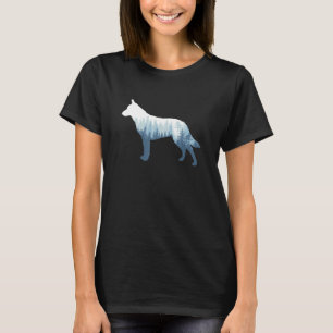 T-shirt Heeler Silhouette Australian Cattle Dog Outdoor Na