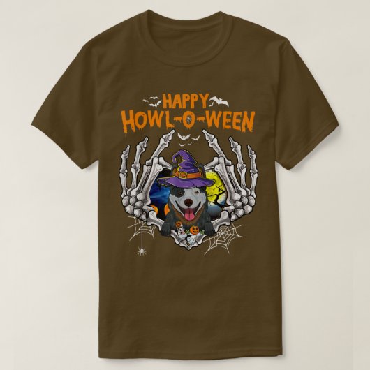 T-shirt Heeler Skeleton (Design devant)
