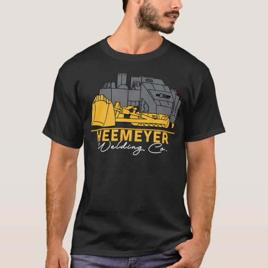 T-shirt Heemeyer Welding Company Bulldozer Équipement lour (Devant)