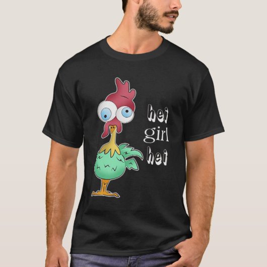 T-shirt Hei Girl Hei Chicken (Devant)